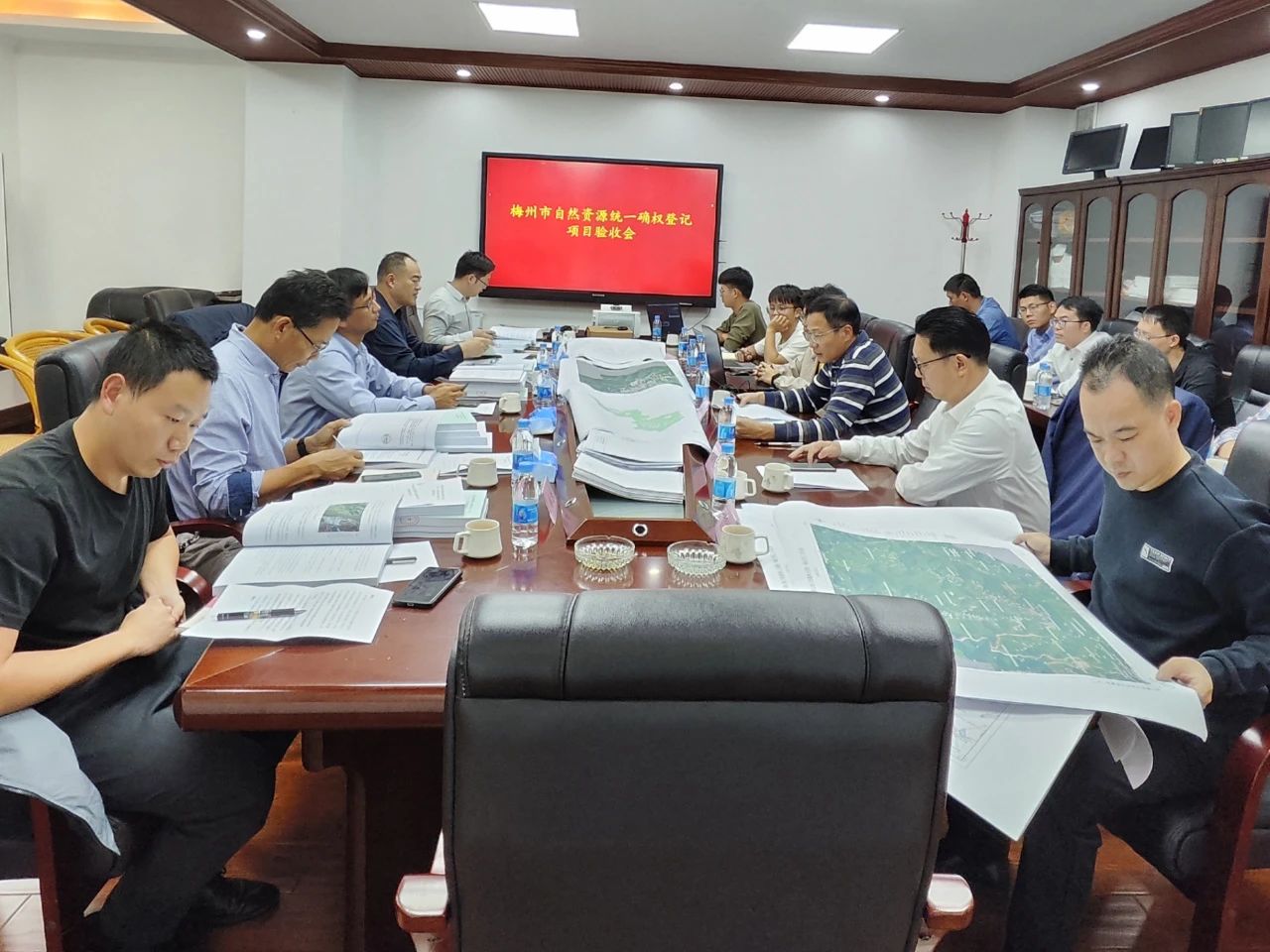 赞！15vip太阳集团测绘自然资源统一确权挂号项目顺遂通过验收